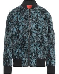 Versace - Deep Jade Jacket Cotton, Polyester, Polyamide, Elastane - Lyst