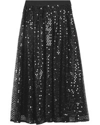 MSGM - Midi Skirt - Lyst