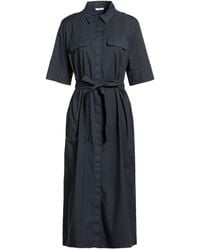 Peserico - Midi Dress Cotton, Polyamide, Elastane - Lyst
