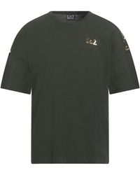 EA7 - T-Shirt Cotton - Lyst