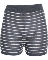 Brunello Cucinelli - Midnight Shorts & Bermuda Shorts Cotton - Lyst
