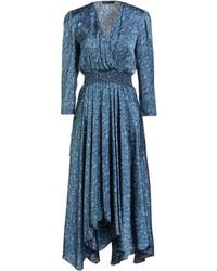 Maje - Midi Dress Polyester - Lyst