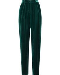 Giorgio Armani - Emerald Pants Viscose, Silk - Lyst