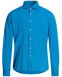 Alessandro Gherardi - Shirt Cotton, Elastane - Lyst