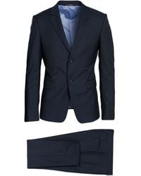 Emporio Armani - David Line Midnight Suit Virgin Wool, Silk - Lyst