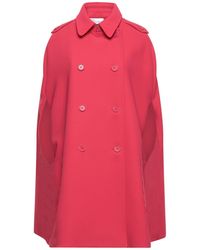RED Valentino Andere materialien kleid in Schwarz Damen Bekleidung Mäntel Capes 