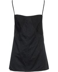 Jil Sander - Top Cotton, Viscose, Polyamide - Lyst