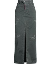 DSquared² - Maxi Skirt Cotton - Lyst