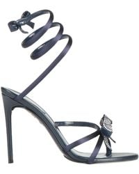 Rene Caovilla - Midnight Sandals Textile Fibers - Lyst