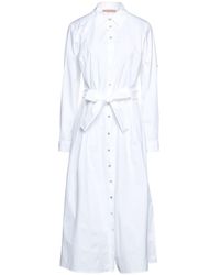 LA CAMICIA Midi Dress - White