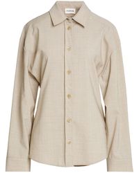 P.A.R.O.S.H. - Shirt Virgin Wool, Elastane - Lyst