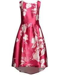 Fely Campo - Midi Dress Polyester, Silk - Lyst