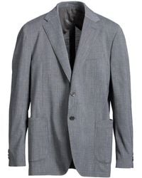 Lardini - Blazer Recycled Polyester, Wool, Linen, Elastane - Lyst
