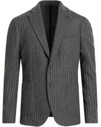 Messagerie - Patrizio Piscaglia Taupe Blazer Wool, Polyester - Lyst