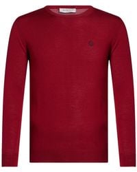 Jeckerson - Burgundy Sweater Merino Wool - Lyst
