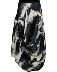 High - Midi Skirts - Lyst
