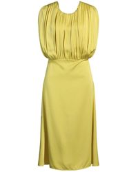 Jil Sander - Midi Dress Acetate, Viscose - Lyst