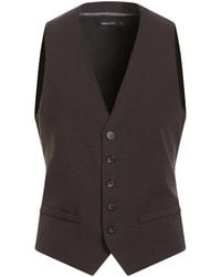Imperial - Dark Tailored Vest Cotton, Polyester, Elastane - Lyst
