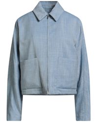 Ferragamo - Sky Jacket Virgin Wool, Silk, Linen, Polyamide - Lyst