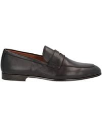 Doucal's - Panarea Dark Loafers Leather - Lyst