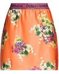 Dolce & Gabbana - Mini Skirt Polyamide, Polyester, Elastane - Lyst