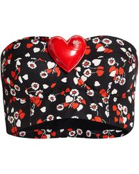Moschino - Top Cotton, Viscose - Lyst