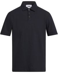 Alpha Studio - Midnight Polo Shirt Cotton, Elastane - Lyst