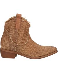 Zoe - Ankle Boots Leather, Textile Fibers - Lyst