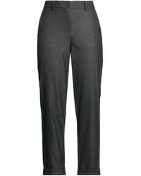 NINA 14.7 - Charcoal Pants Polyester, Viscose, Elastane - Lyst