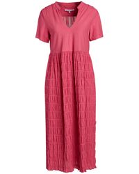 European Culture - Midi Dress Cotton, Elastane - Lyst