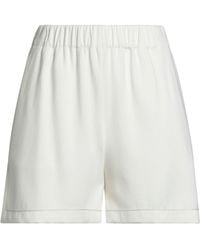 Theory - Ivory Shorts & Bermuda Shorts Viscose, Elastane, Polyamide - Lyst