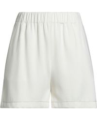 Theory - Ivory Shorts & Bermuda Shorts Viscose, Elastane, Polyamide - Lyst