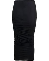 Versace - Midi Skirt Cupro, Elastane - Lyst