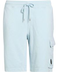 C.P. Company - Sky Shorts & Bermuda Shorts Cotton - Lyst