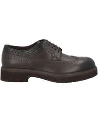 Ferragamo - Dark Lace-Up Shoes Calfskin - Lyst