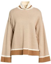 Purotatto - Turtleneck Merino Wool, Cotton - Lyst