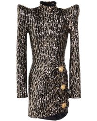 Balmain - Minivestido - Lyst