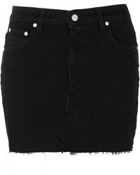 Represent - Denim Skirt - Lyst