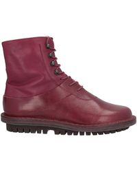 TRIPPEN x IVO MILAN - Burgundy Ankle Boots Leather - Lyst