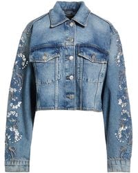Maje - Denim Outerwear Cotton - Lyst