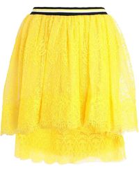 Ermanno Scervino - Mini Skirt Polyester, Polyamide, Cotton - Lyst