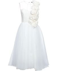 Elisabetta Franchi - Midi Dress - Lyst
