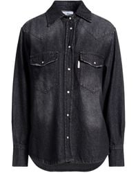 Soallure - Denim Shirt Cotton - Lyst