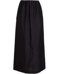 The Row - Maxi Skirt Cotton, Silk - Lyst