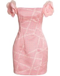 Elisabetta Franchi - Mini Dress Polyester - Lyst