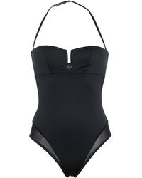 Emporio Armani One-piece Swimsuit - Black