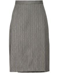 Paul & Joe - Midi Skirt Virgin Wool, Silk - Lyst