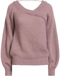 Brunello Cucinelli - Antique Rose Sweater Mohair Wool, Alpaca Wool, Polyamide, Viscose, Polyester - Lyst