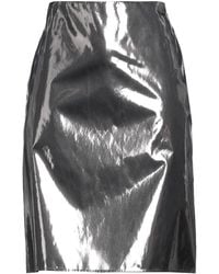 Aspesi - Lead Mini Skirt Polyester - Lyst