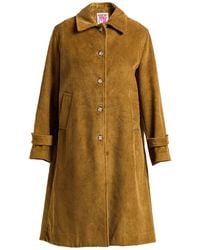 Ottod'Ame - Khaki Coat Cotton - Lyst